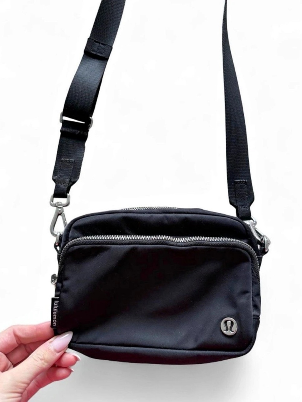 lululemon Dual Pouch Camera Bag Black Crossbody Bag